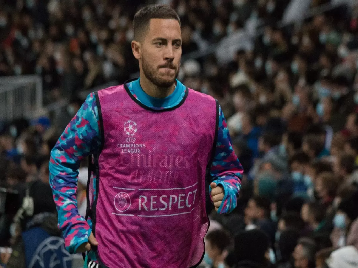 Eden hazard Real Madird warm-up Dec21