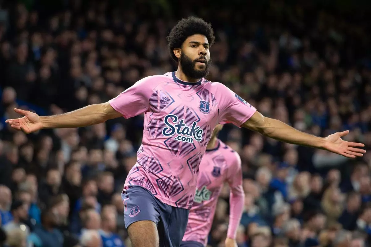 Ellis Simms of Everton