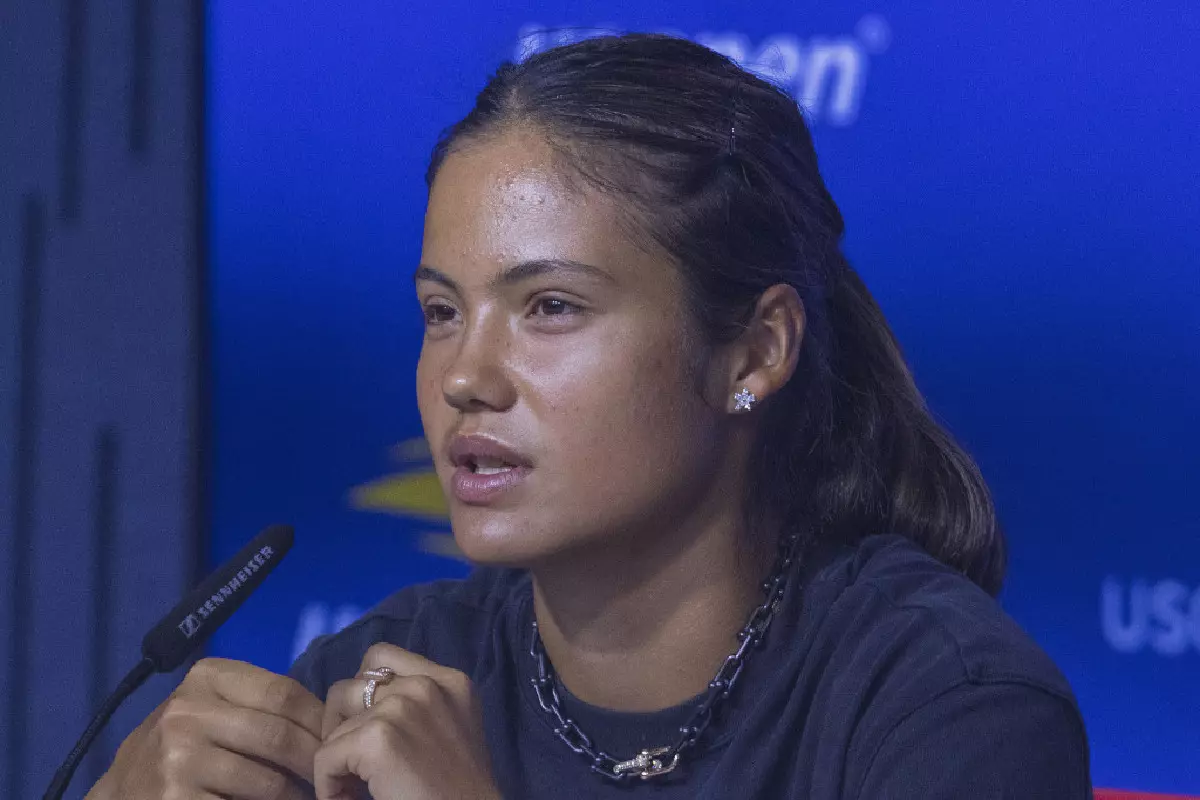 Emma Raducanu at the 2022 US Open