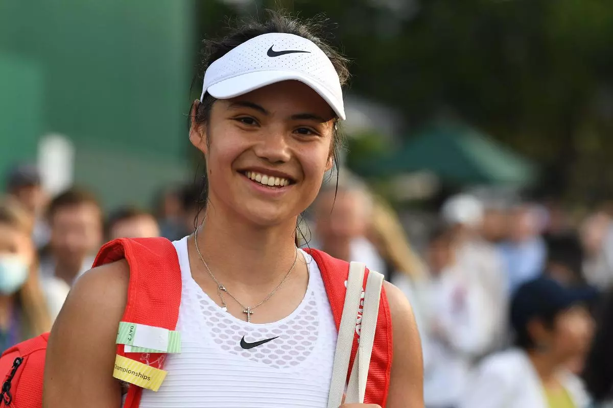 Emma Raducanu at Wimbledon