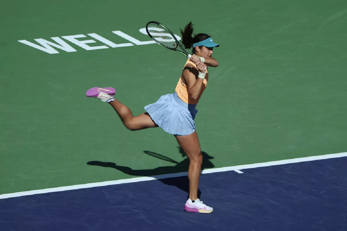 Emma Raducanu Indian Wells March 2023
