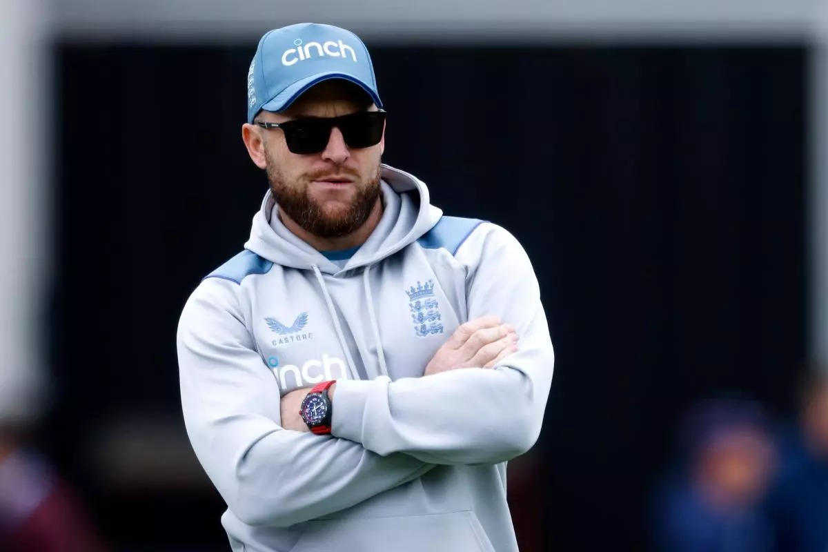England men's Test coach Brendon McCullum 
