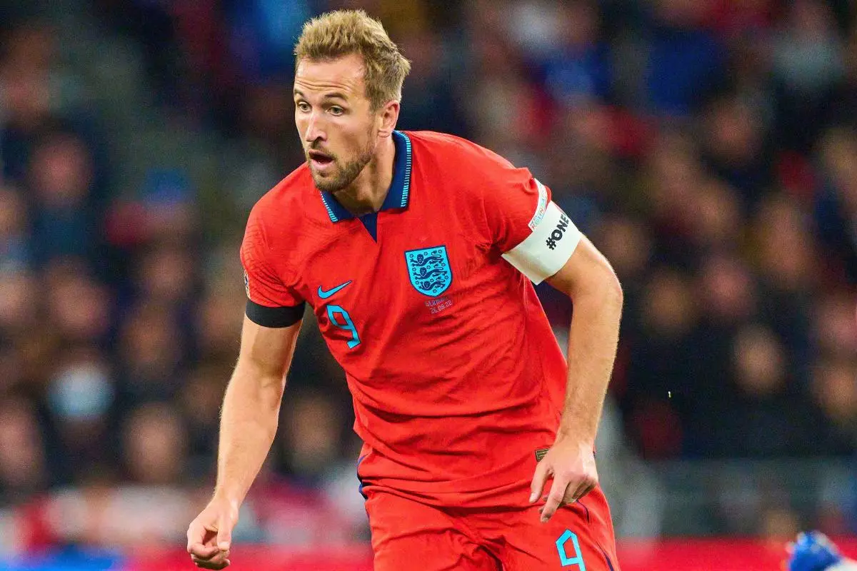 England captain Harry Kane - October 2022
