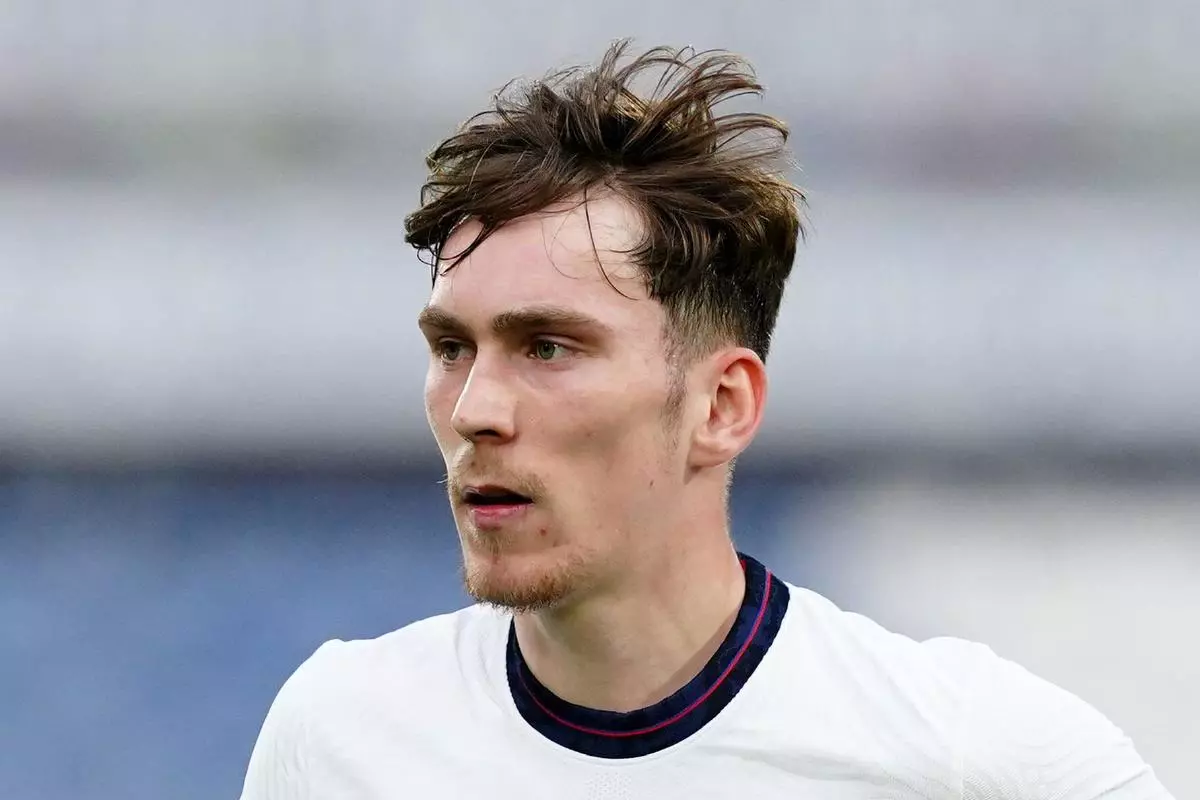 James Garner with England U21s