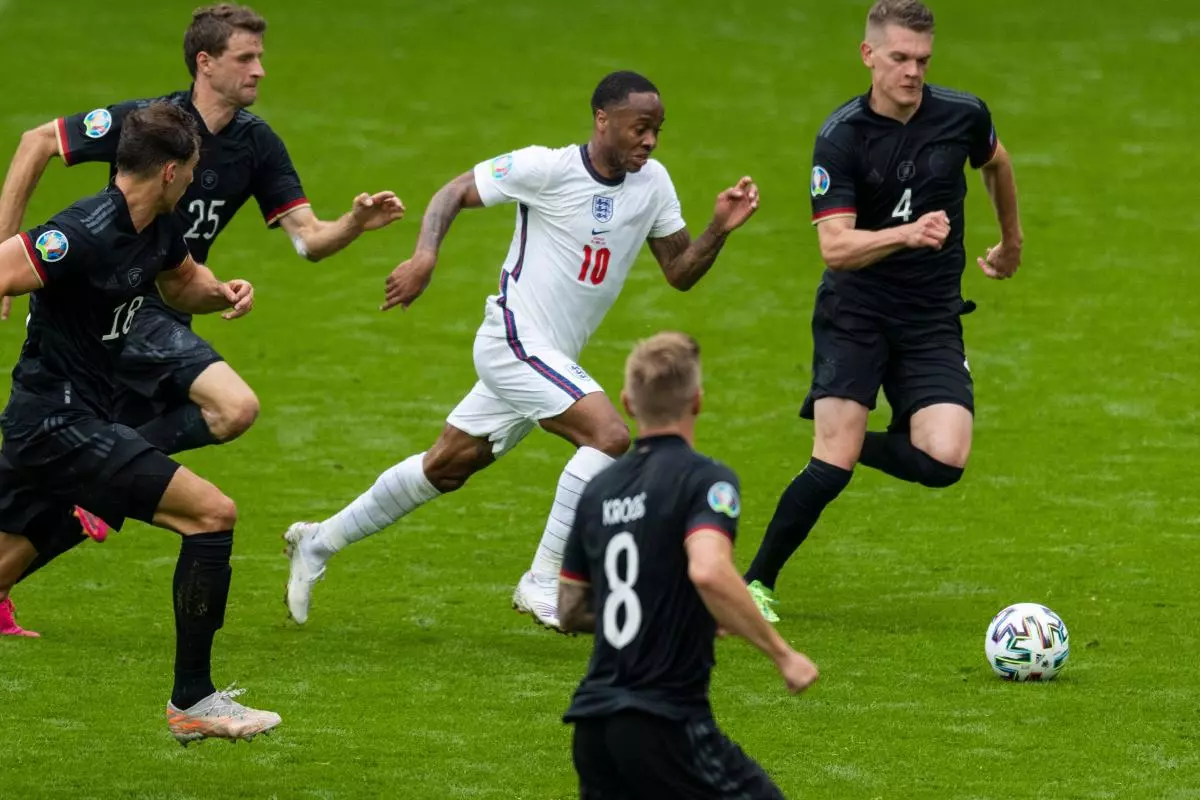England vs Germany at Euro 2020