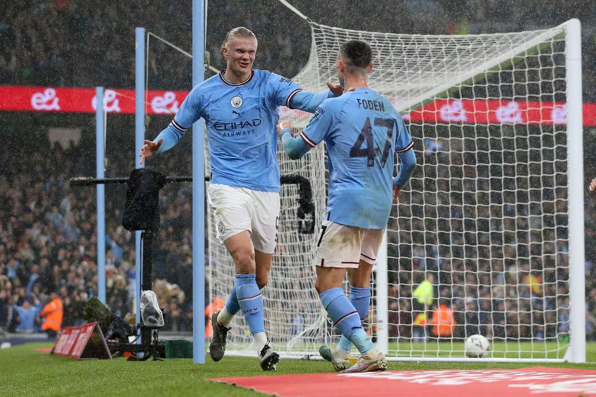 Erling Haaland of Manchester City