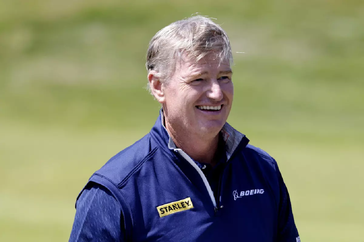 Ernie Els at the Open - Jul 2023