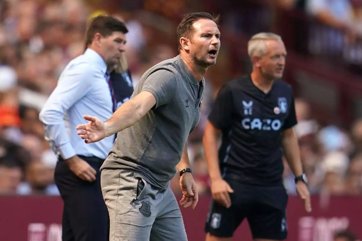 Everton manager Frank Lampard