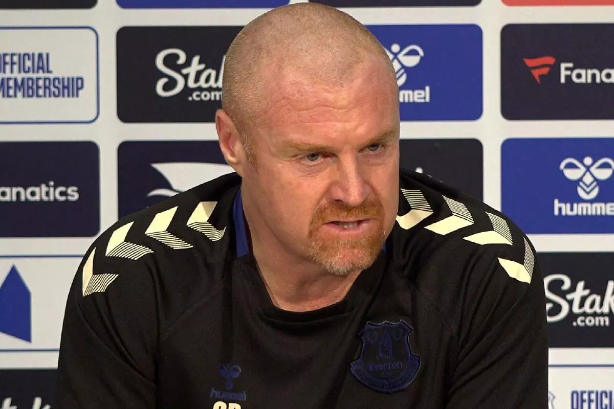 Everton manager Sean Dyche