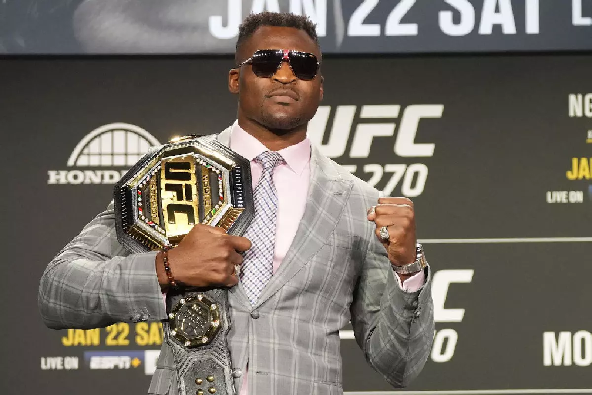 Francis Ngannou at UFC 270