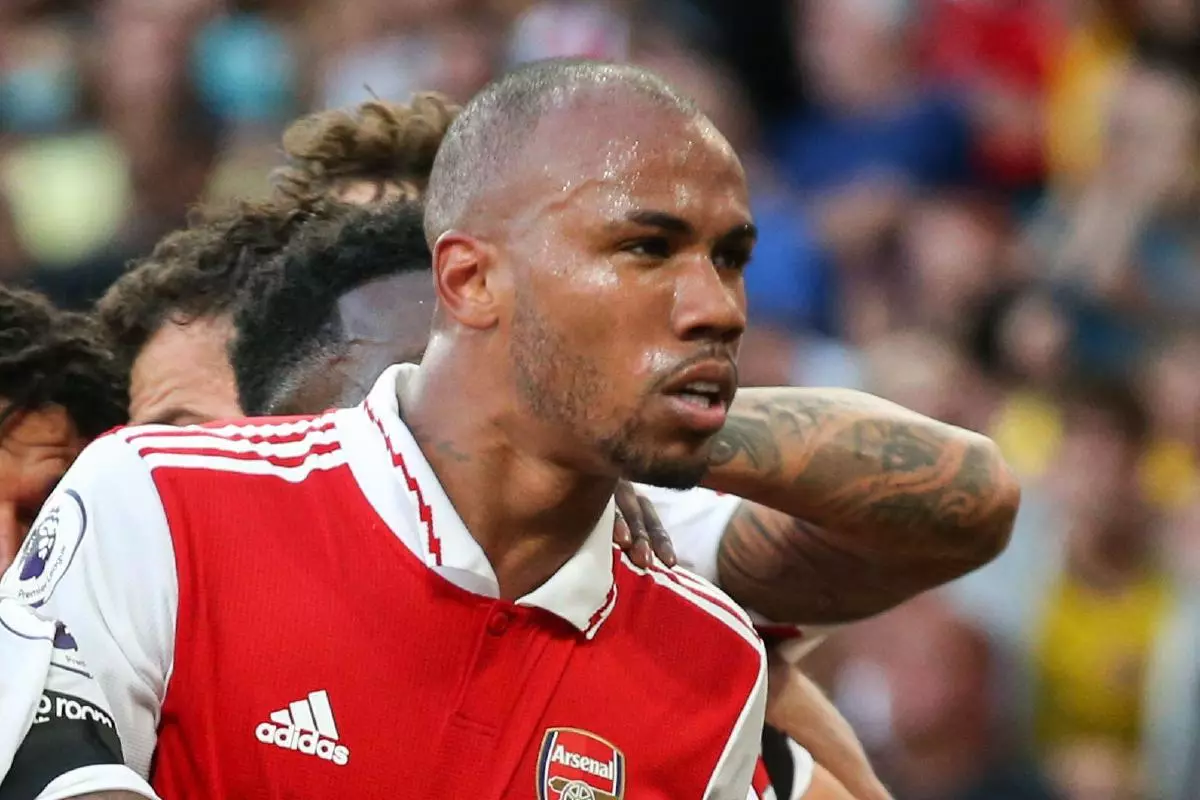 Arsenal defender Gabriel scores against Fulham