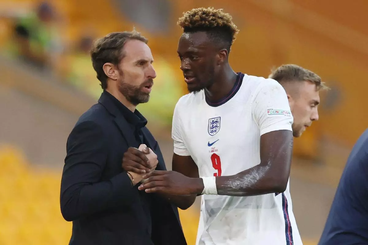 Gareth Southgate Tammy Abraham England Jun22