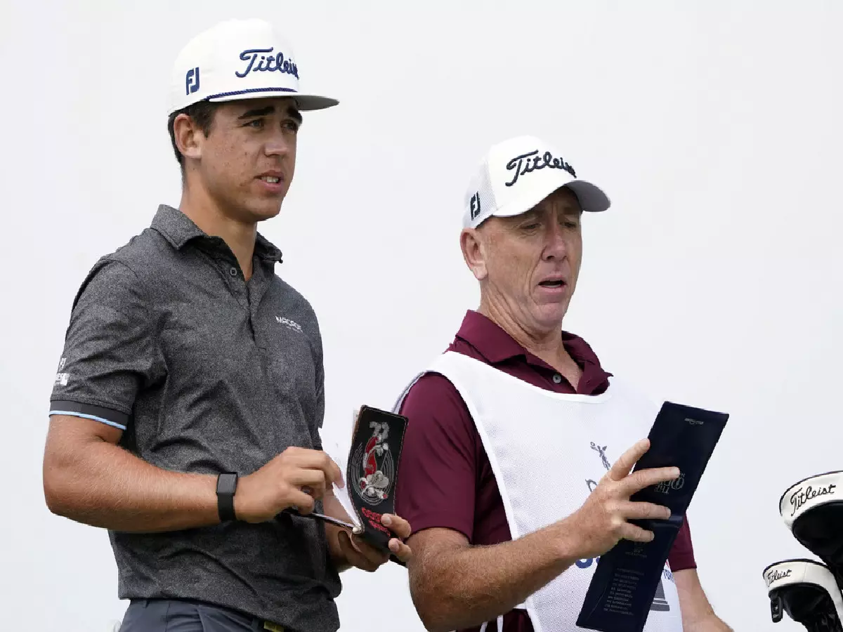 Garrick Higgo at the 2021 US Open