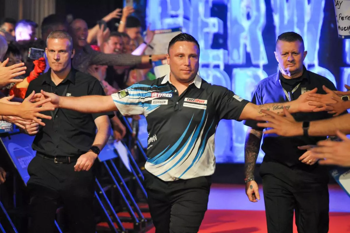 Gerwyn Price at the World Matchplay