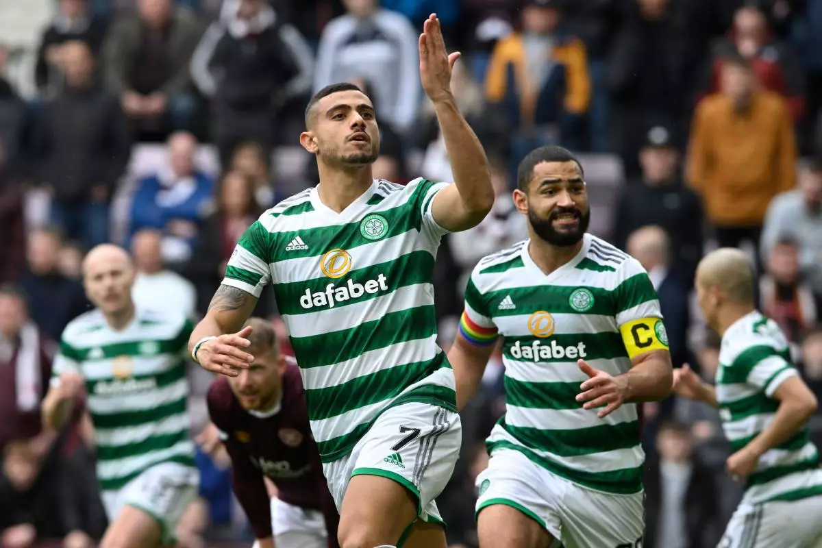 Giorgos Giakoumakis of Celtic 