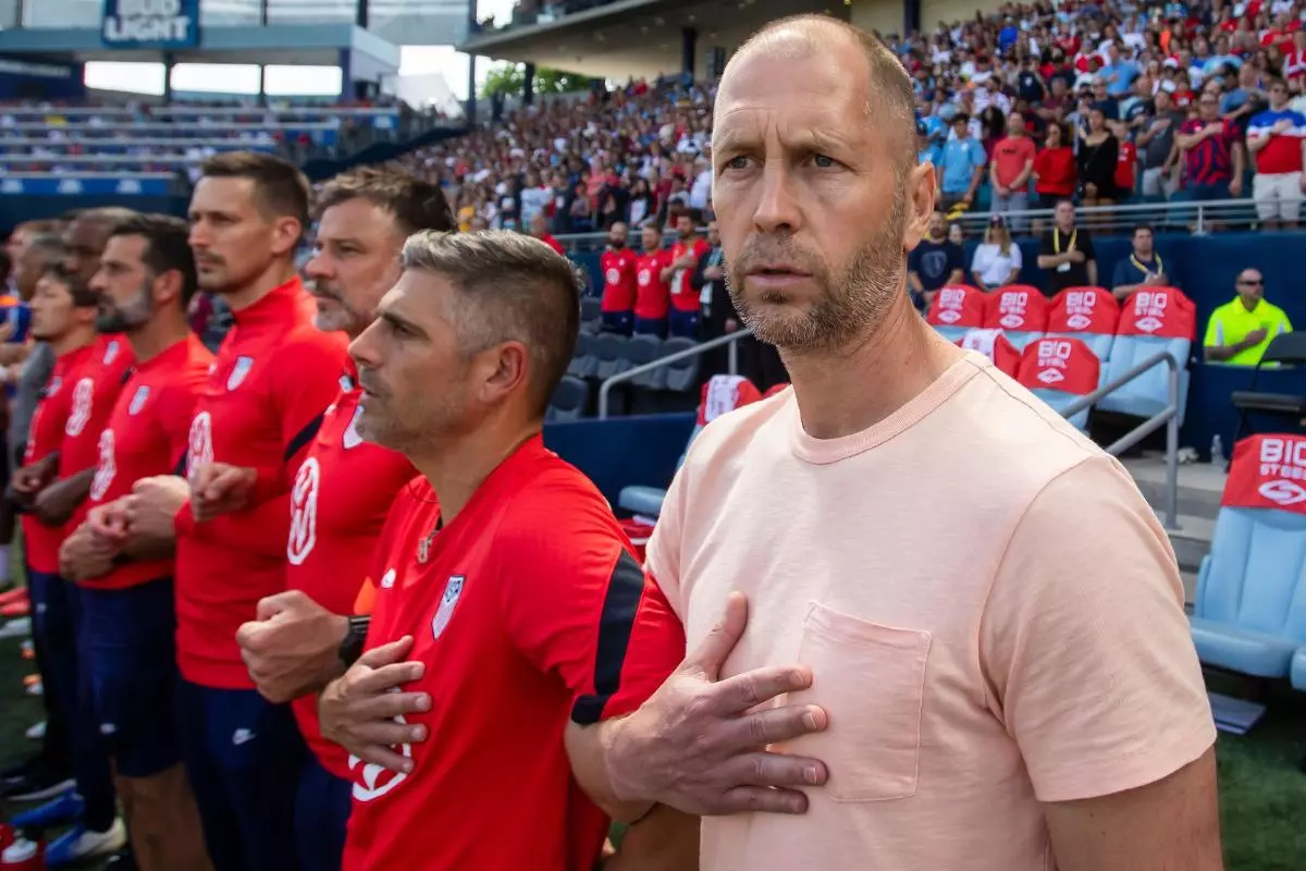 United States head coach Gregg Berhalter and his staff 