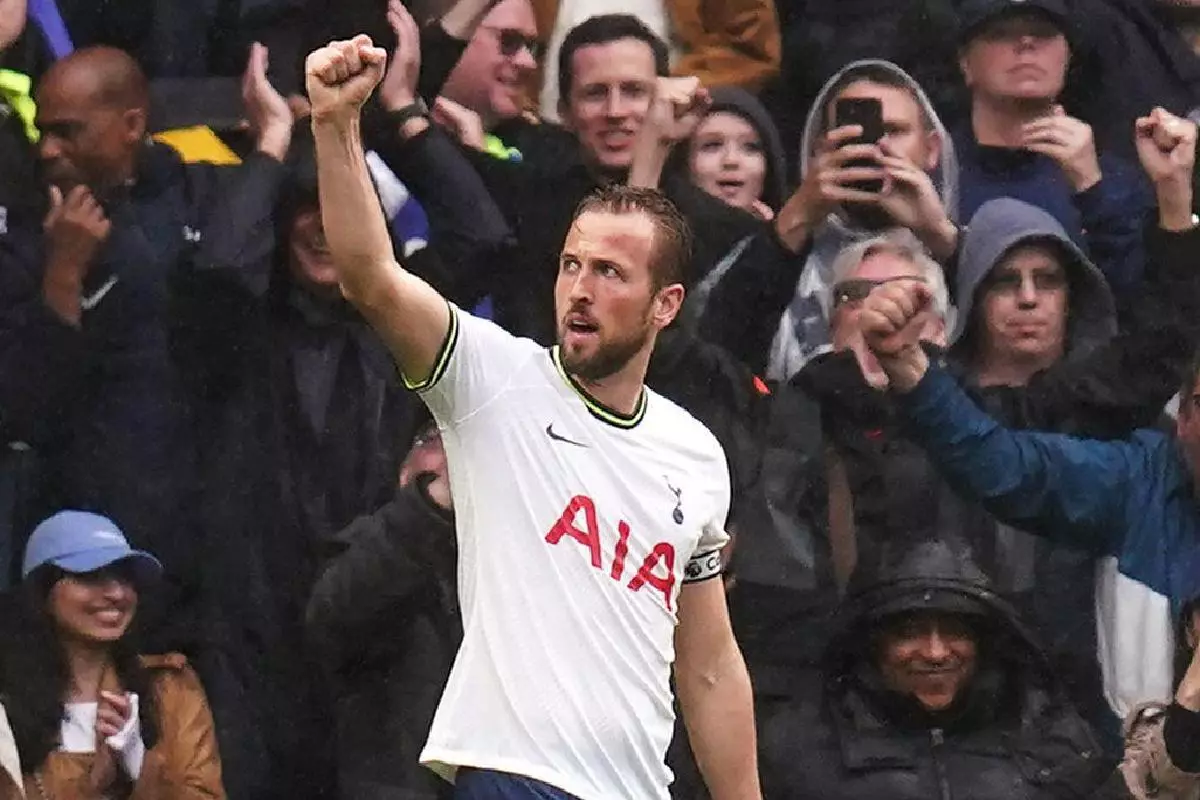 Harry Kane of Tottenham