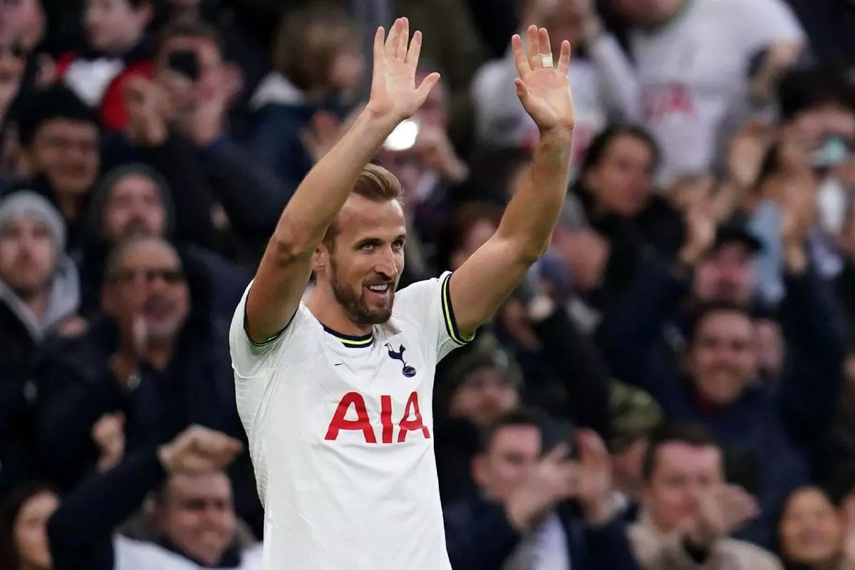Spurs striker Harry Kane