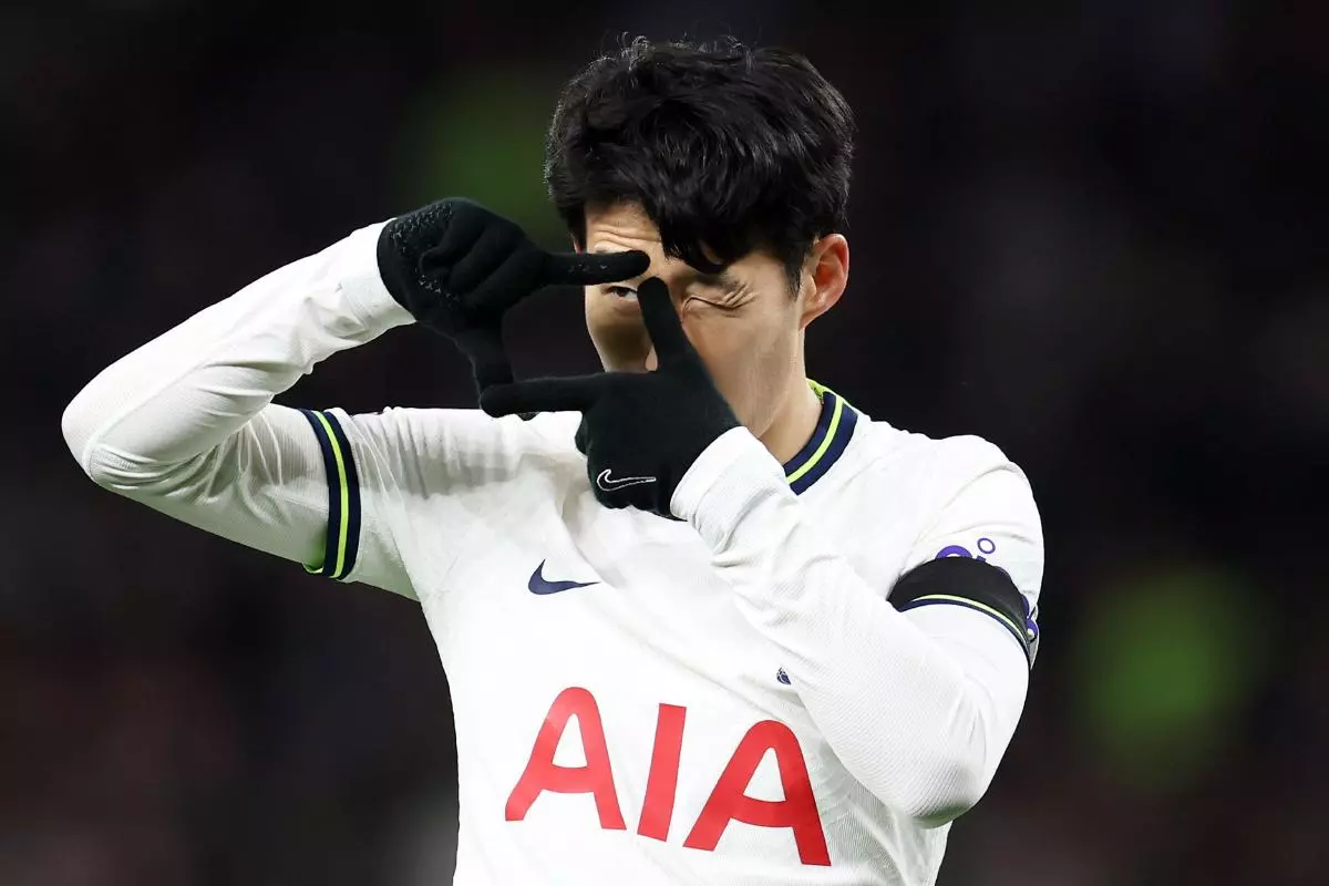 Tottenham forward Heung-min Son