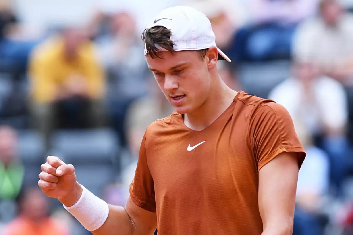 Holger Rune at the Italian Open - May 2023