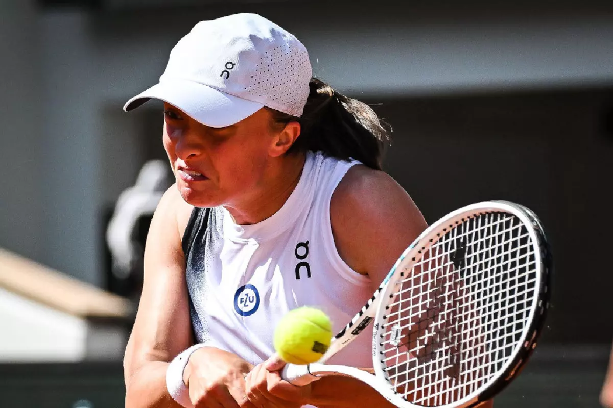 Iga Swiatek at the French Open - Jun 2023