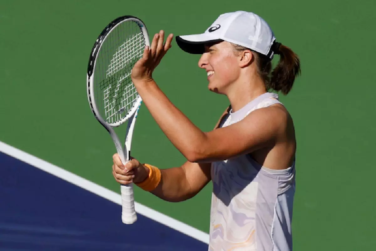 Iga Switek at Indian Wells 2023