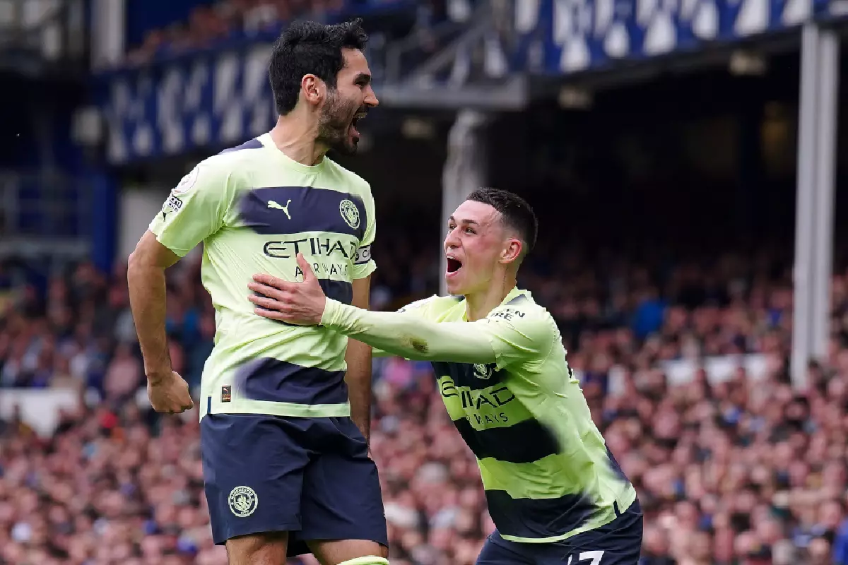 Ilkay Gundogan against Everton May 2023