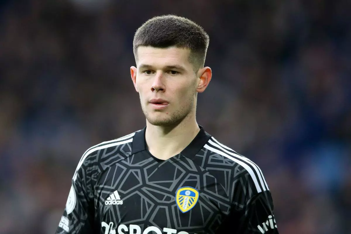 Illan Meslier, the goalkeeper of Leeds United