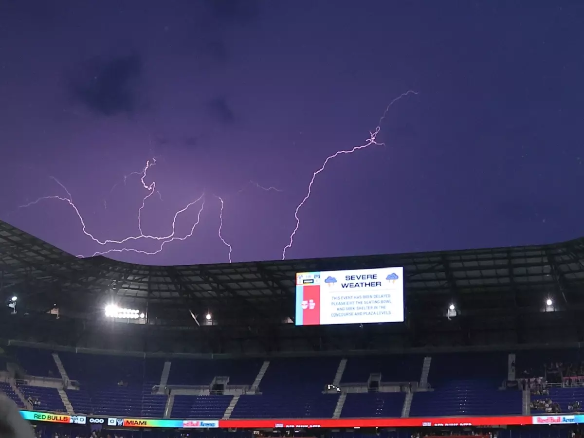 Severe weather affected the MLS fixtures over the weekend.