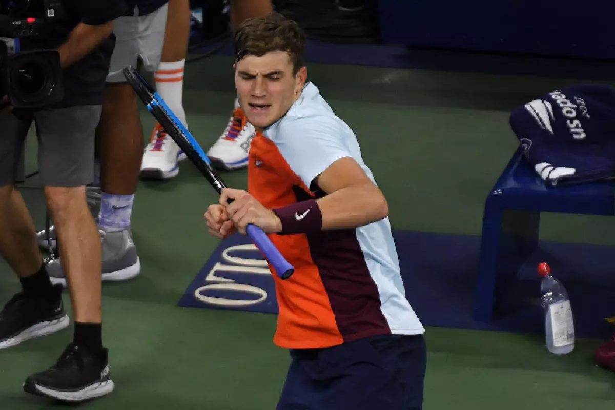 Jack Draper at the US Open - August 2022