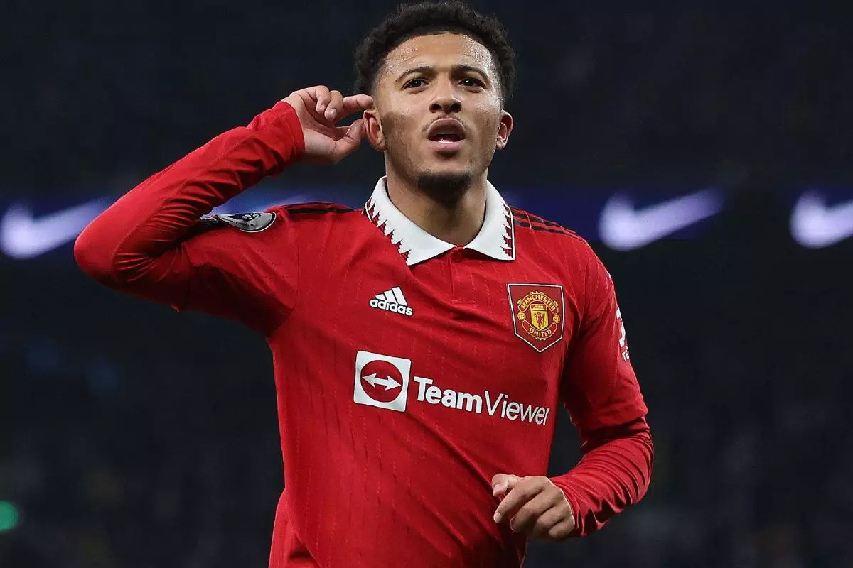 Jadon Sancho of Manchester United