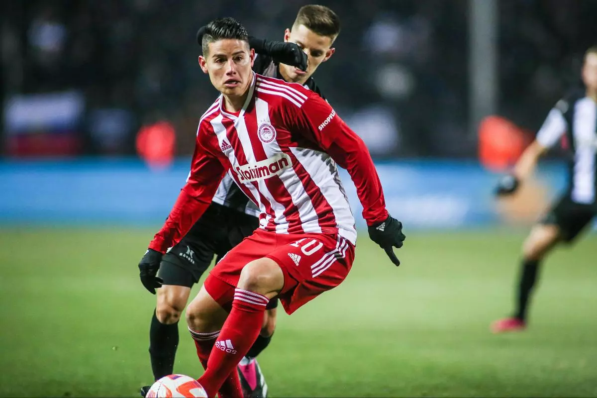 Olympiacos's player James Rodriguez