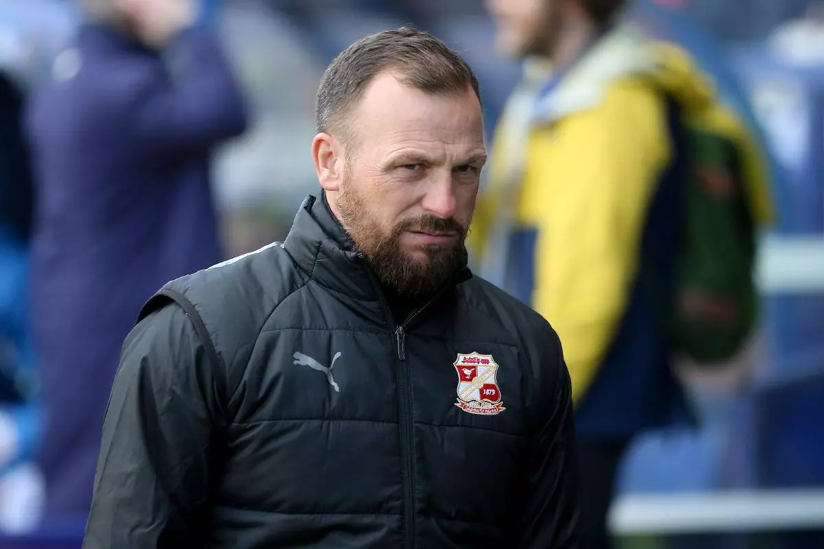 Jody Morris, the manager of Swindon Town