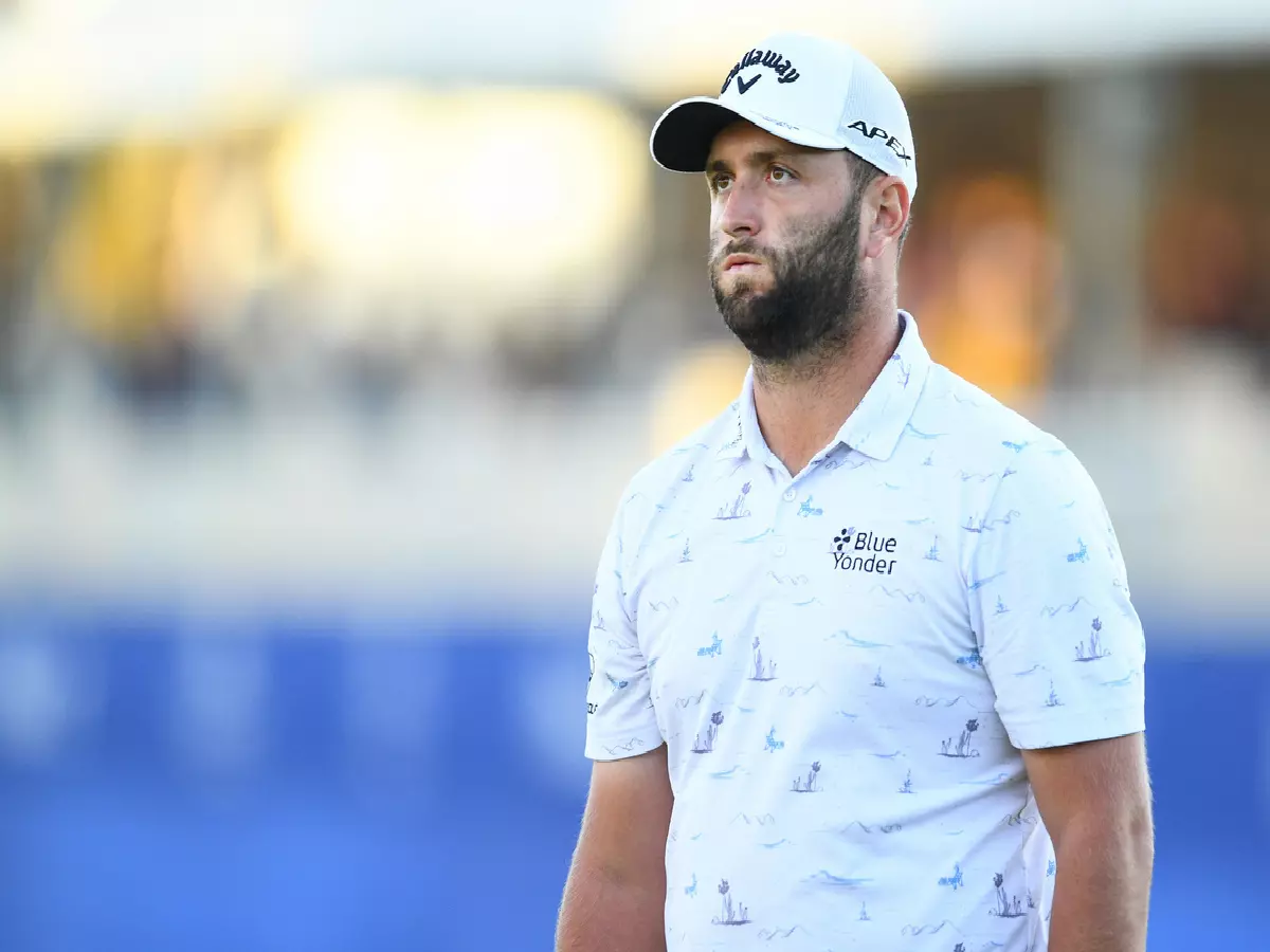 Jon Rahm in the 2022 Farmers Insurance Open