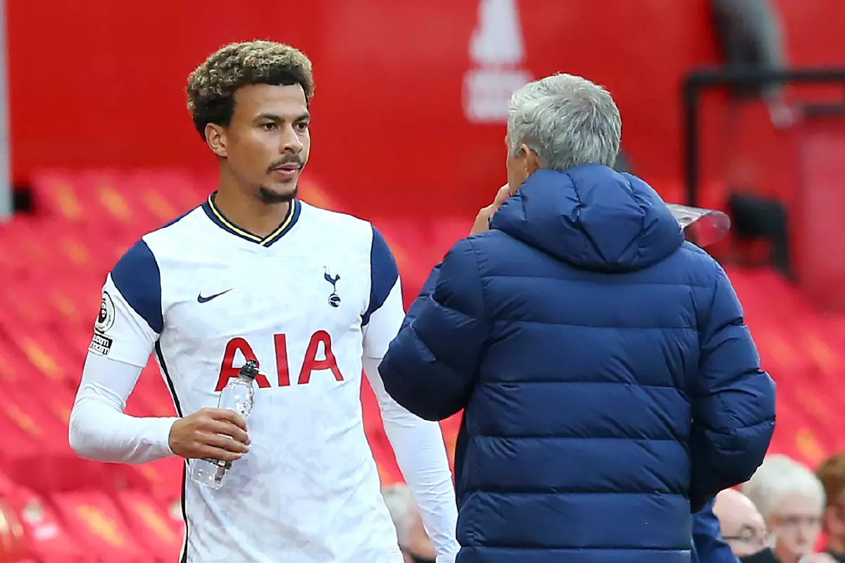 Jose Mourinho and Dele Alli