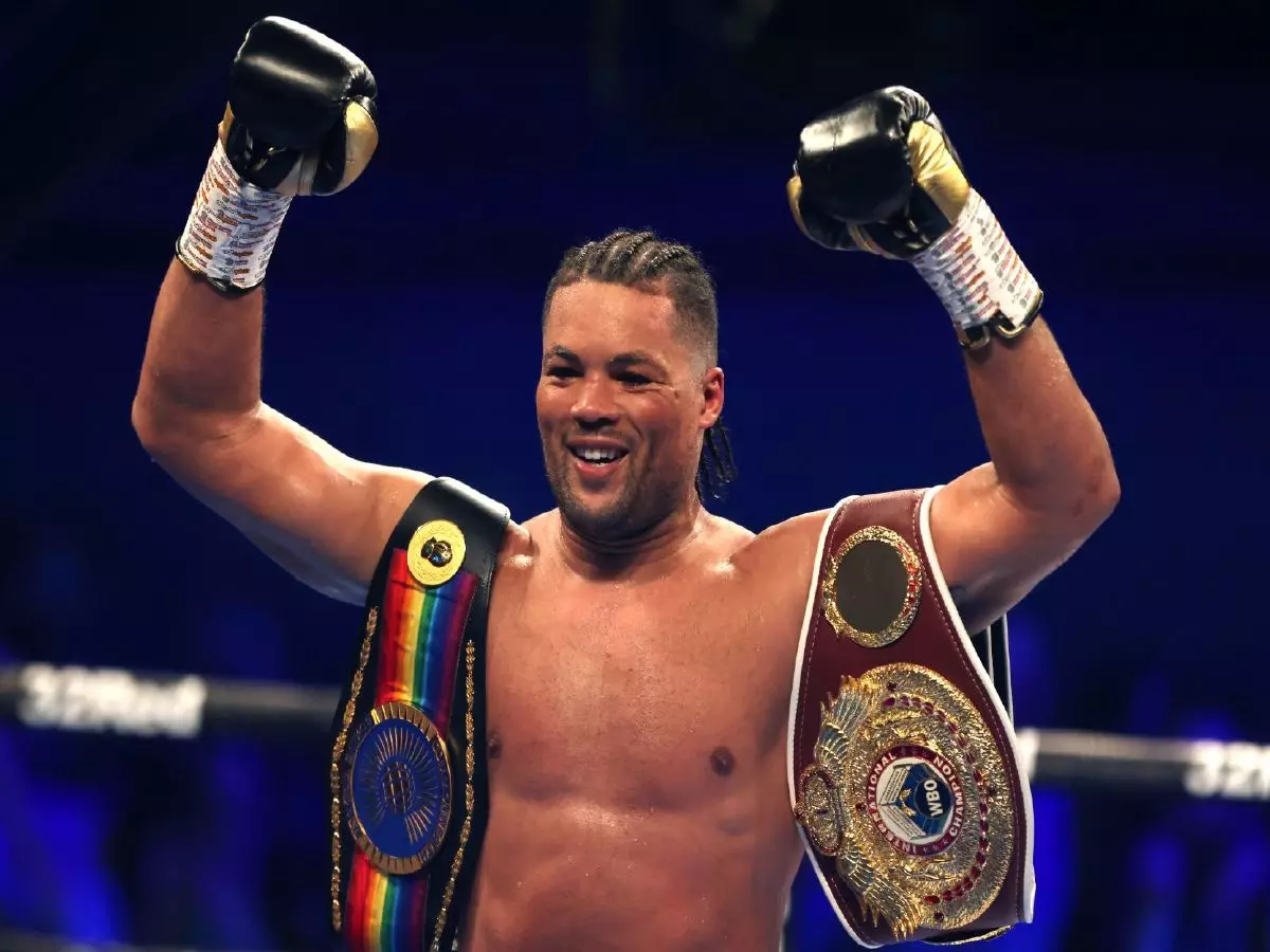 Joe Joyce is the mandatory challenger for the WBO heavyweight title