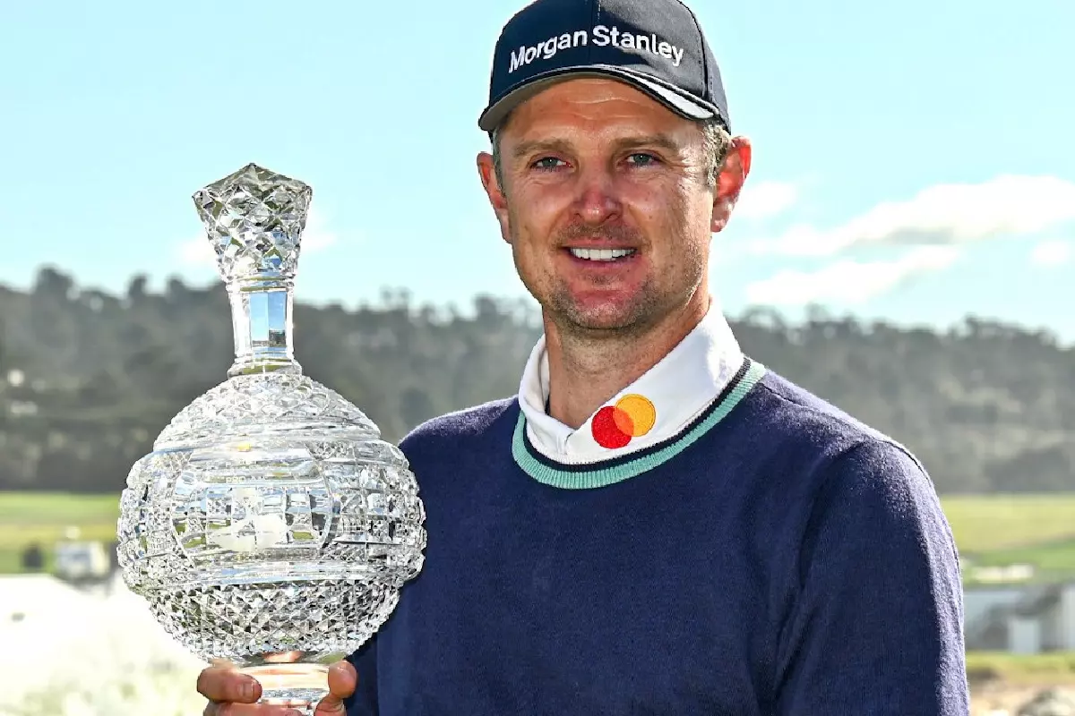 Justin Rose wins Pebble Beach