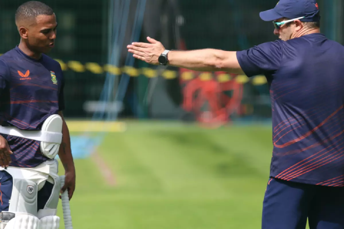 Keegan Petersen and Mark Boucher