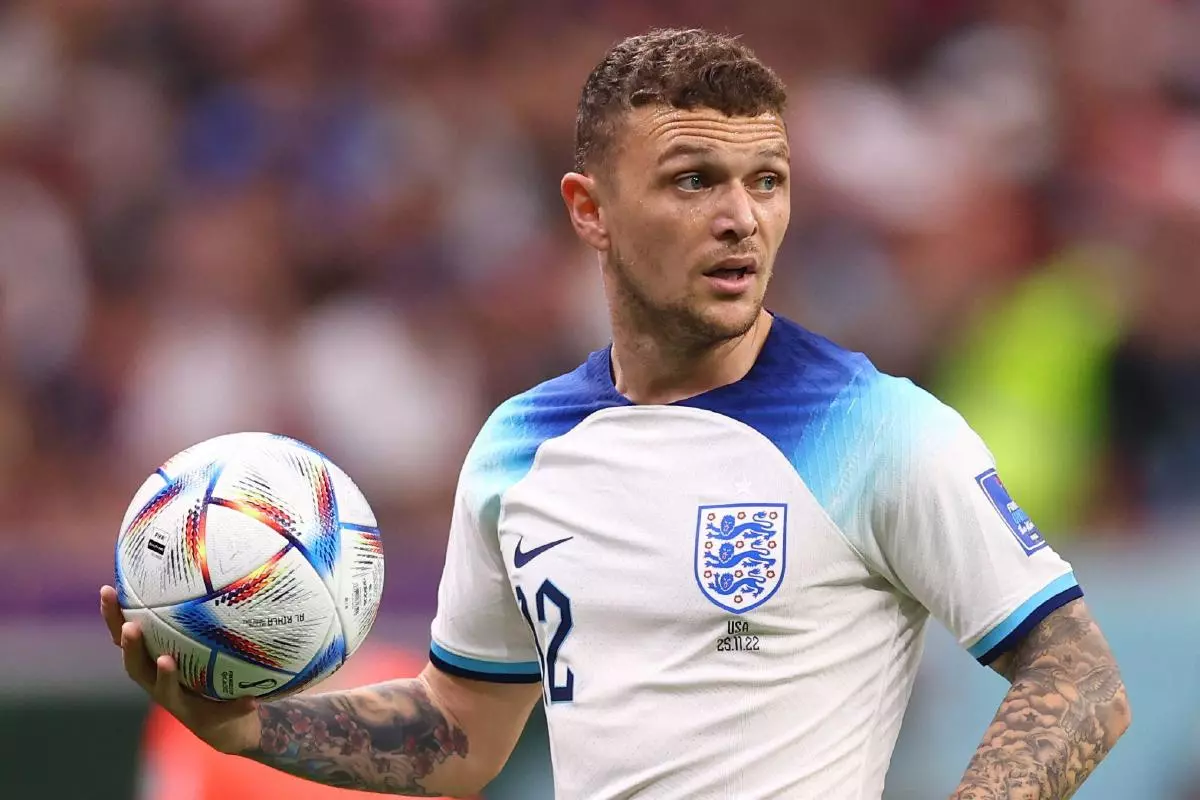 Kieran Trippier of England 