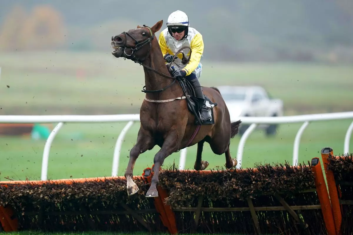 Kihavah ridden by jockey Kevin Brogan