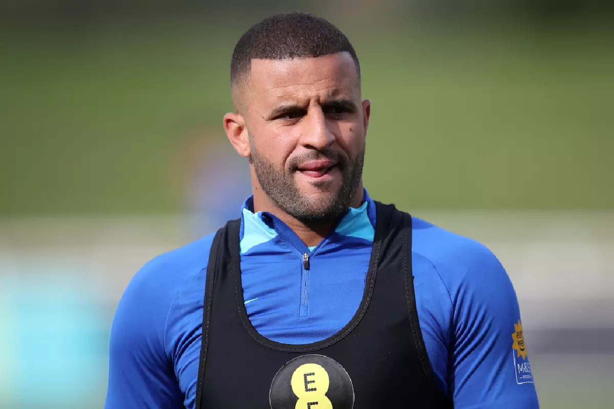 Kyle Walker England training March 2023