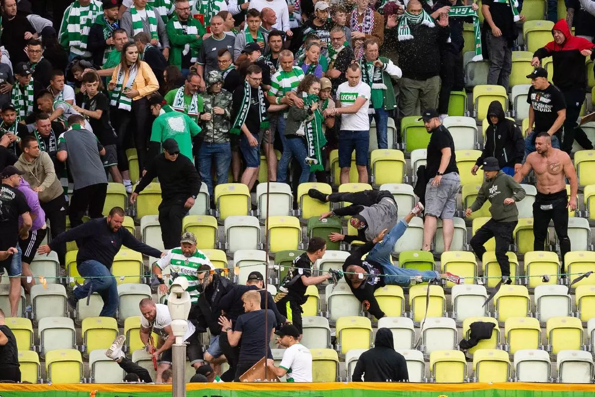 Lechia Gdansk brawl 