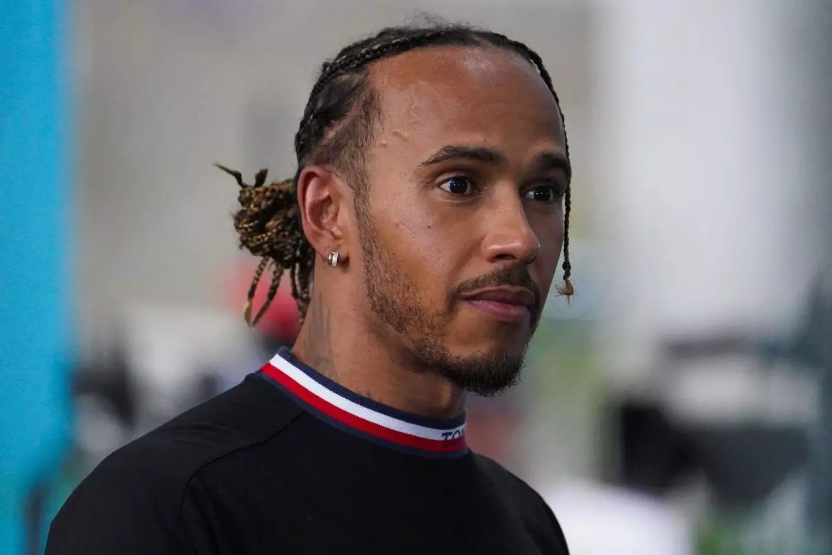 Lewis Hamilton at the Miami GP