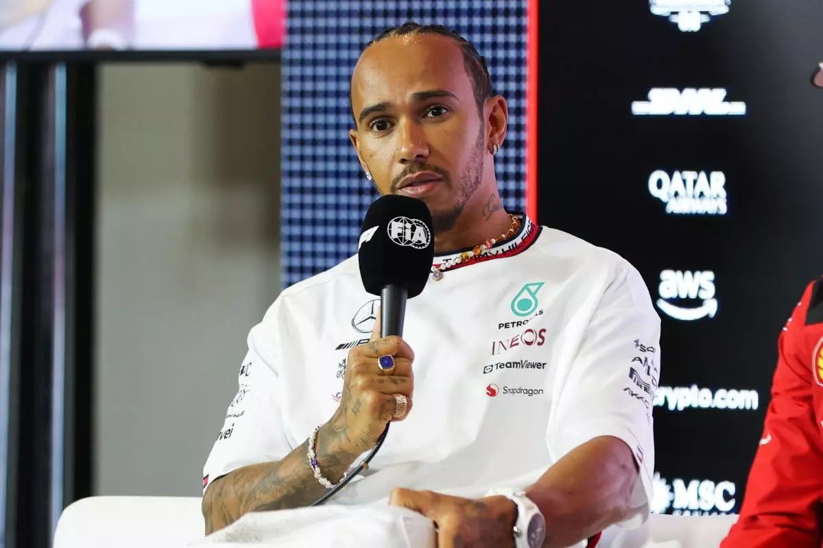 Lewis Hamilton of Mercedes 6 Jul 2023