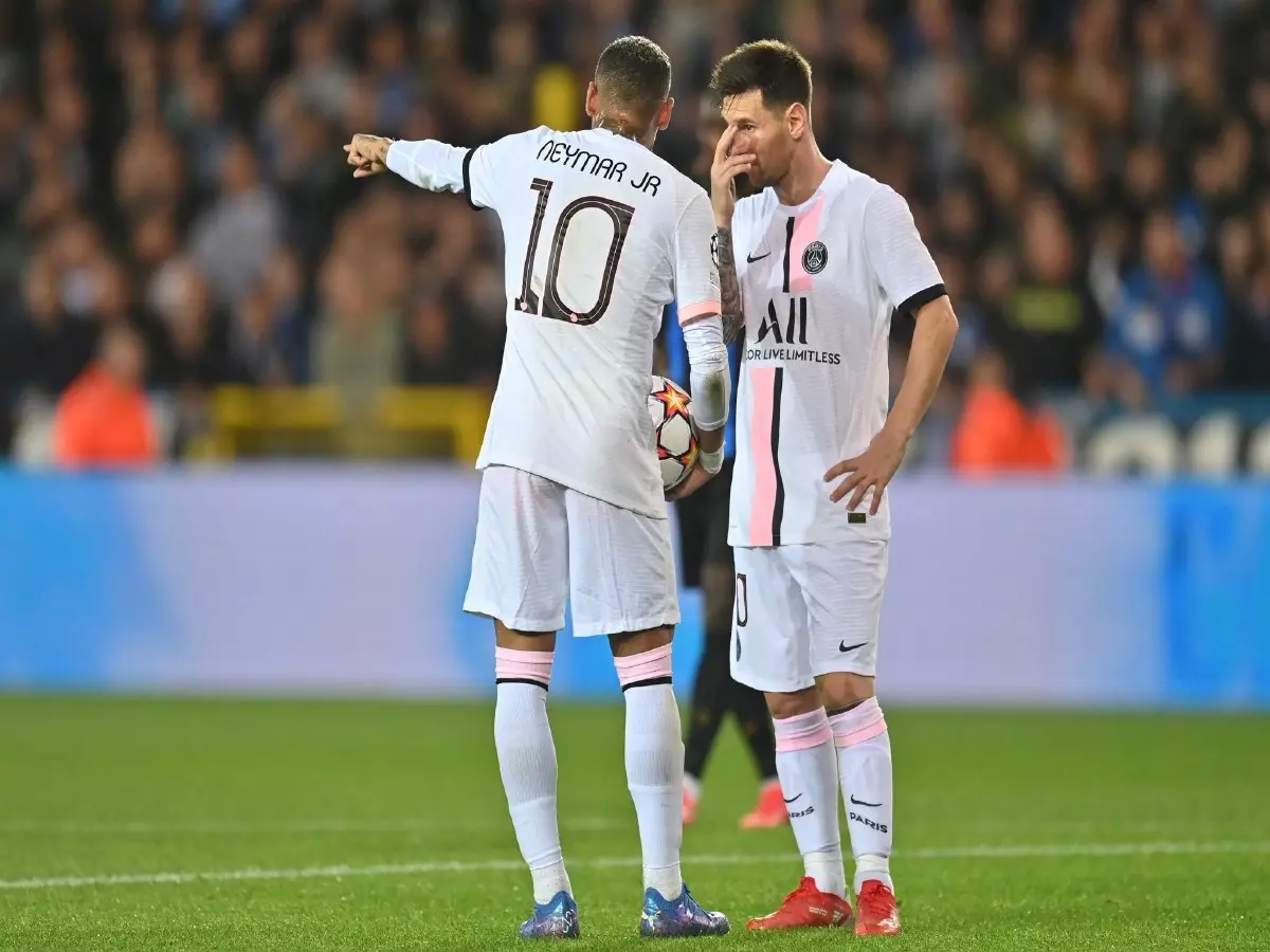 Lionel Messi, Neymar, Paris Saint-Germain, Club Brugge, Champions League