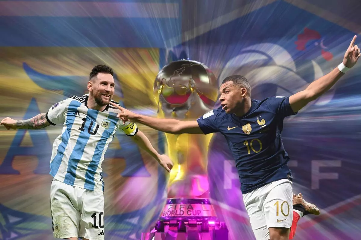 Lionel Messi vs Kylian Mbappe WC final