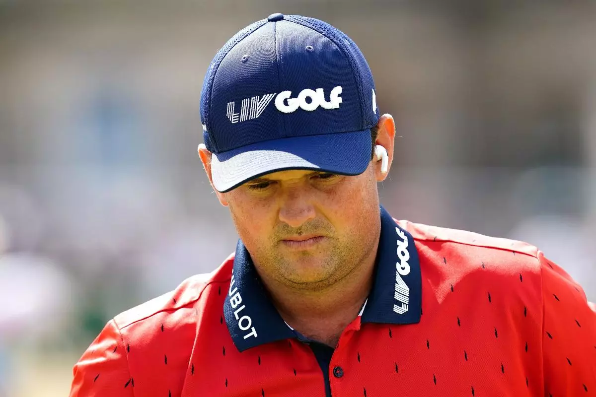 USA's Patrick Reed wearing LIV Golf branded clothing
