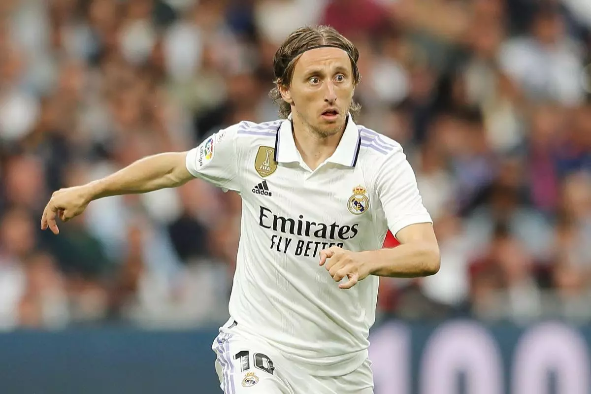 Luka Modric of Real Madrid 24 May 2023