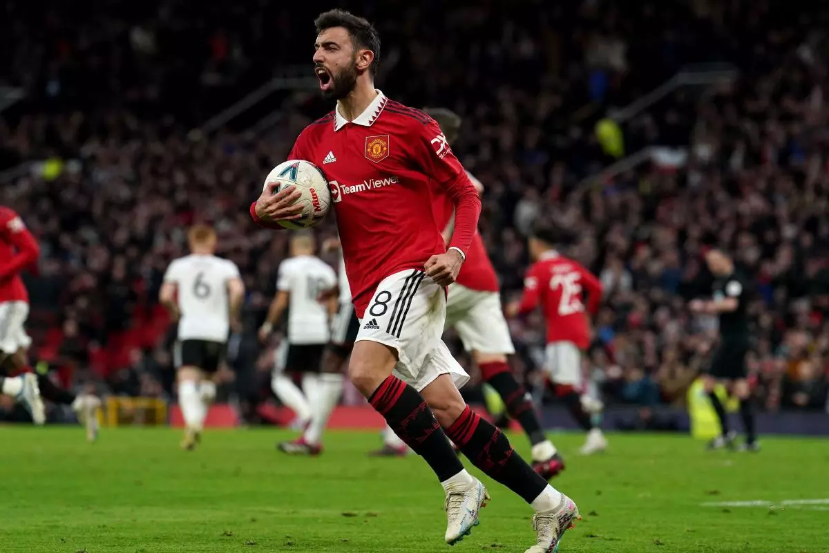 Manchester United's Bruno Fernandes