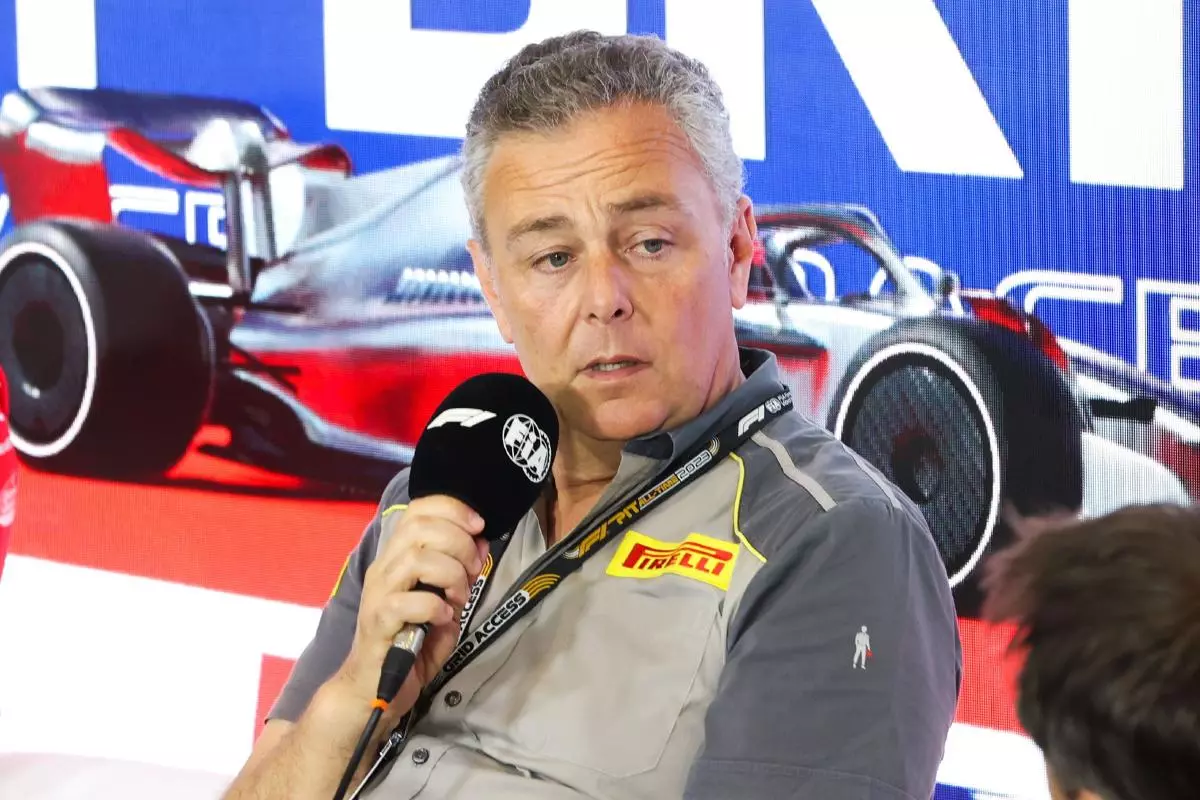 Mario Isola of Pirelli 7 Jul 2023